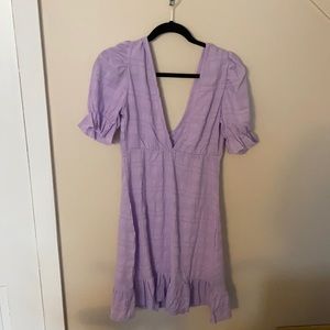 Lilac mini dress